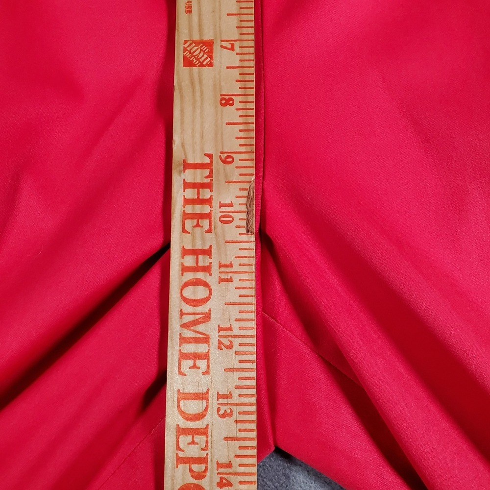 Peace of Cloth Pants Womens‎ 16 Red Straight Leg Career Dress USA Made Classic - Picture 5 of 9